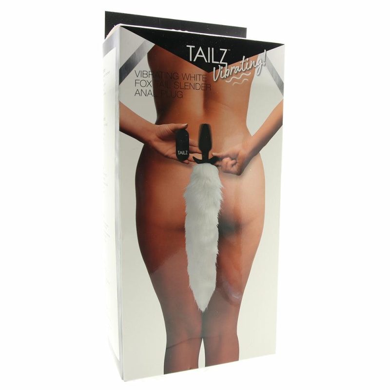 Bondage | Tailz White Fox Remote Vibrating Anal Plug Anal Sex Toys Anal Sex Toys