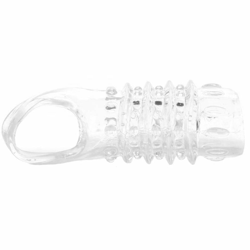 Bondage | Textured Stimulation Enhancer Penis Sheath In Clear Bondage Bondage