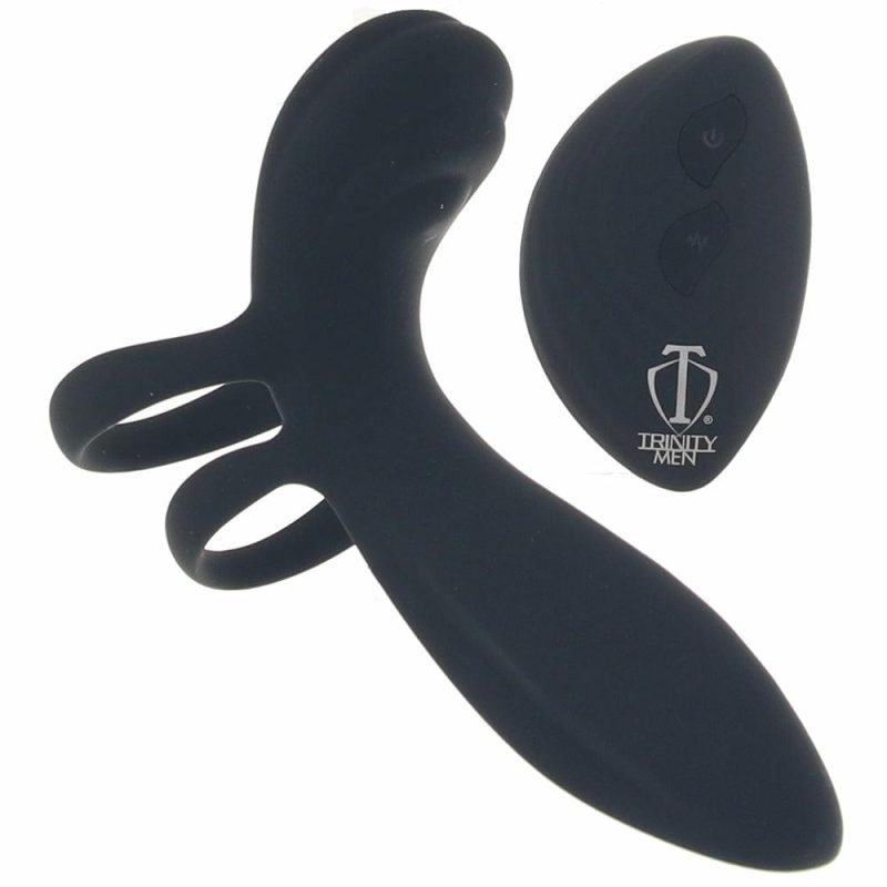 Bondage | Trinity Men Vibrating Remote Girth Enhancer Bondage Bondage