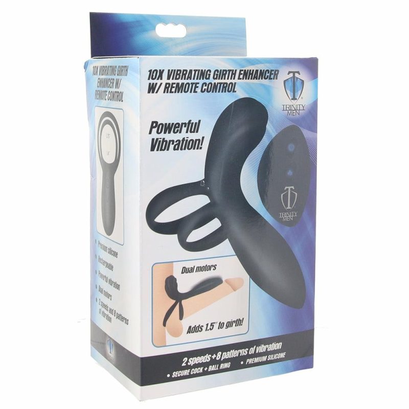 Bondage | Trinity Men Vibrating Remote Girth Enhancer Bondage Bondage