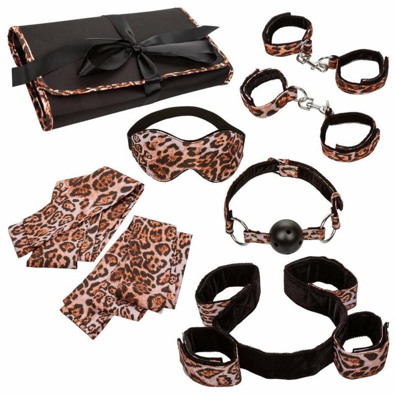 Bondage | Unleashed Surrender Leopard Bondage Set Bondage Bondage