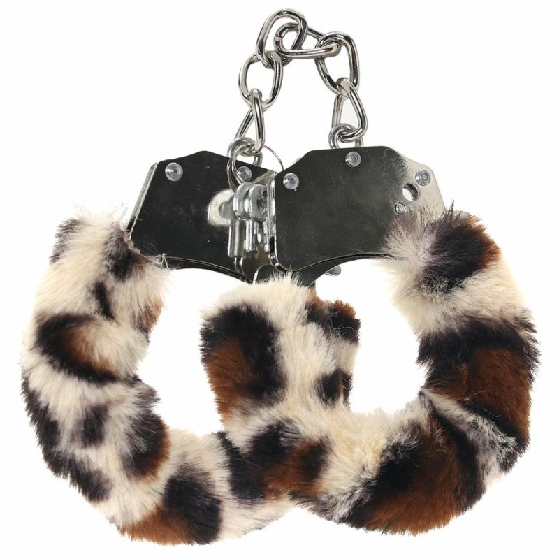 Bondage | Whipsmart Classic Furry Cuffs In Leopard Bondage Bondage