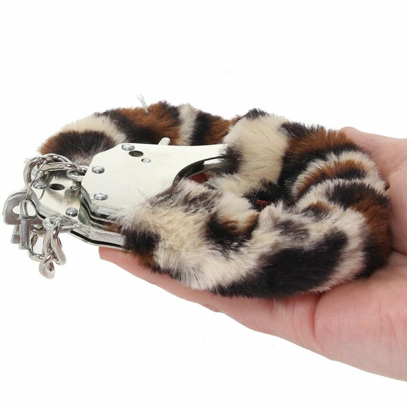 Bondage | Whipsmart Classic Furry Cuffs In Leopard Bondage Bondage