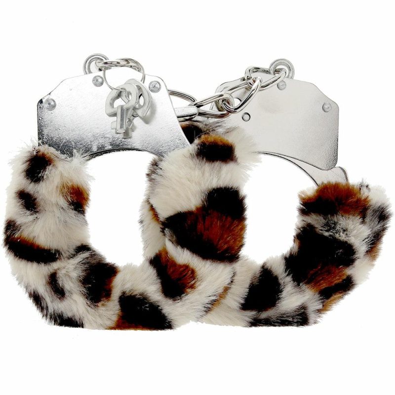 Bondage | Whipsmart Classic Furry Cuffs In Leopard Bondage Bondage