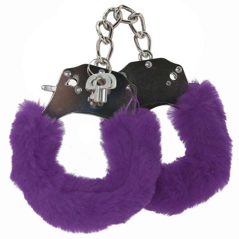 Bondage | Whipsmart Classic Furry Cuffs In Purple Bondage Bondage