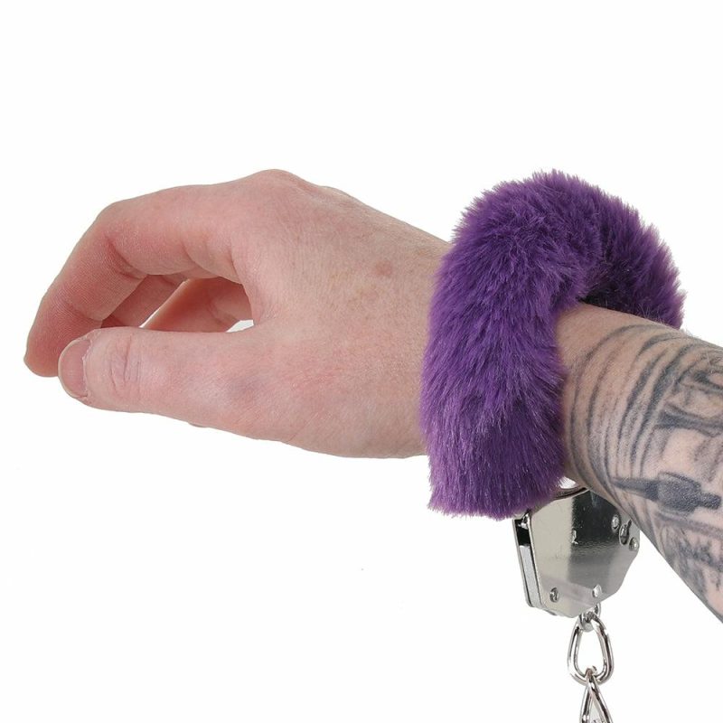 Bondage | Whipsmart Classic Furry Cuffs In Purple Bondage Bondage