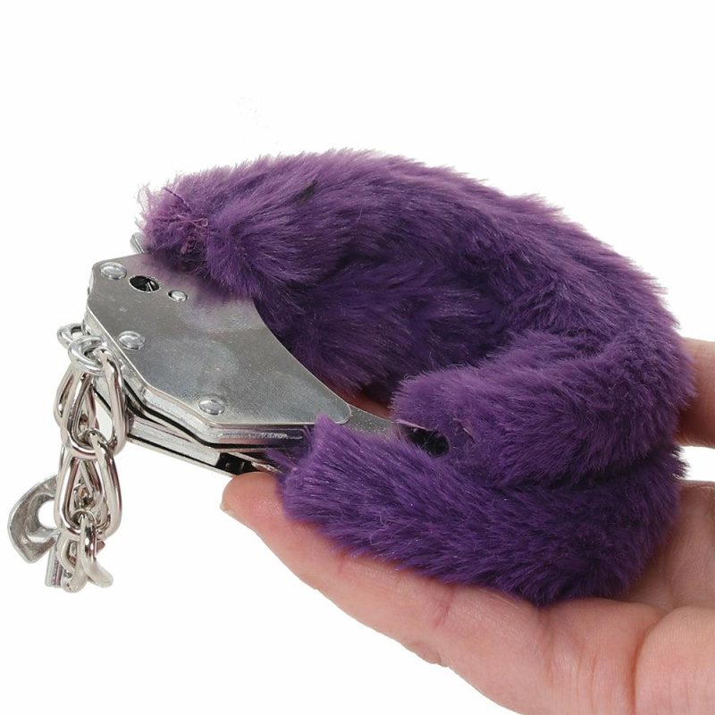 Bondage | Whipsmart Classic Furry Cuffs In Purple Bondage Bondage