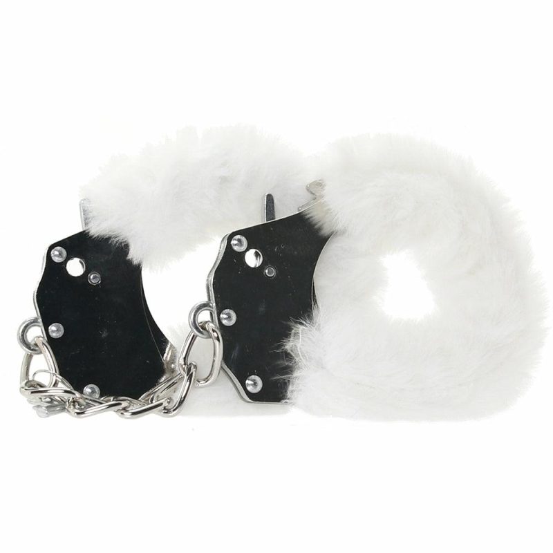 Bondage | Whipsmart Classic Furry Cuffs In White Bondage Bondage