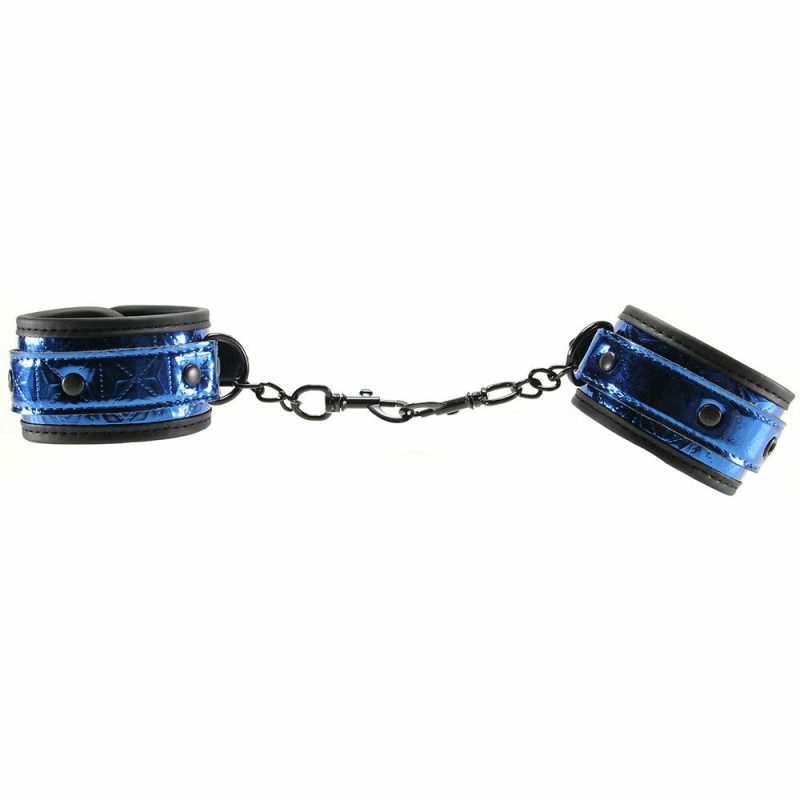 Bondage | Whipsmart Deluxe Universal Buckle Cuffs In Blue Bondage Bondage