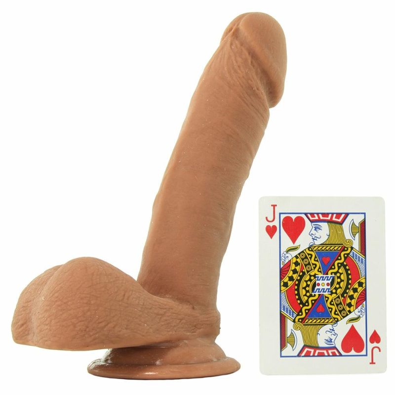 Dildos | 7 Inch Ultraskyn Perfect D Dildo In Caramel Dildos Dildos