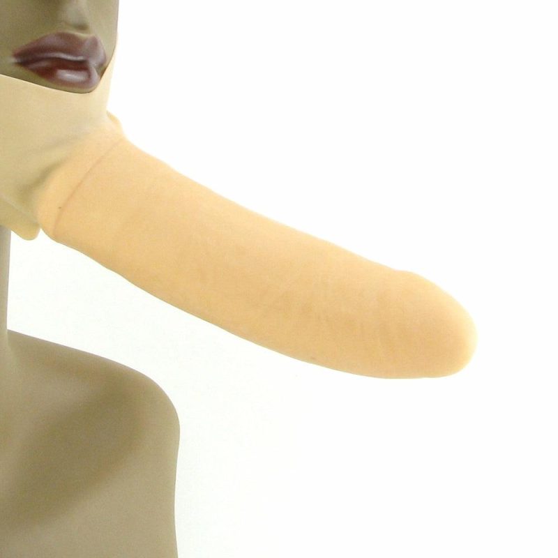 Dildos | Accommodator Chin Strap-On Dildo In Ivory Dildos CalExotics