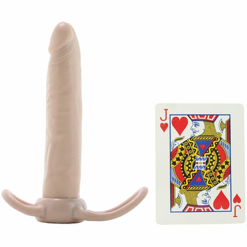 Dildos | Accommodator Dual Penetrator In Ivory Dildos CalExotics