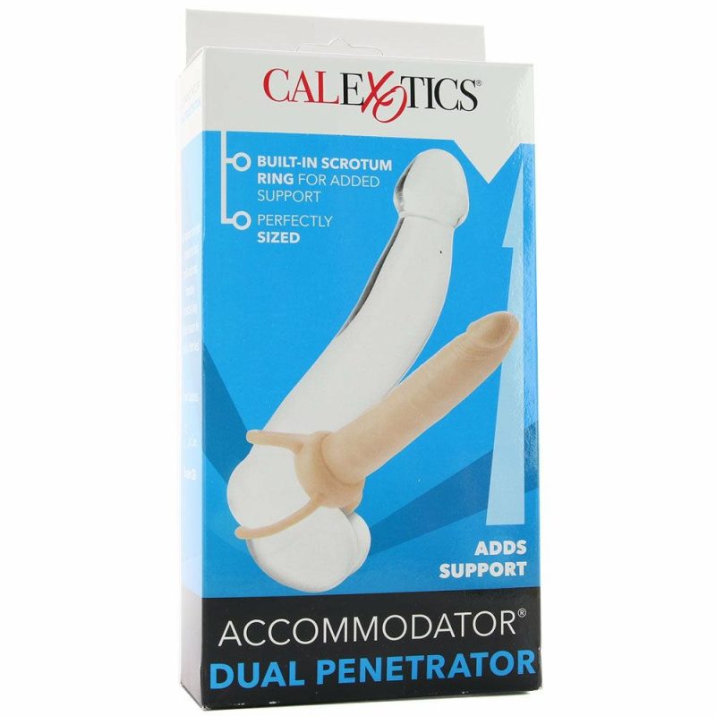 Dildos | Accommodator Dual Penetrator In Ivory Dildos CalExotics