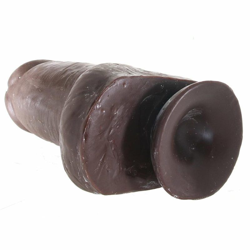 Dildos | Au Naturel Chub 10 Inch Sensa Feel Dildo In Chocolate Dildos Blush