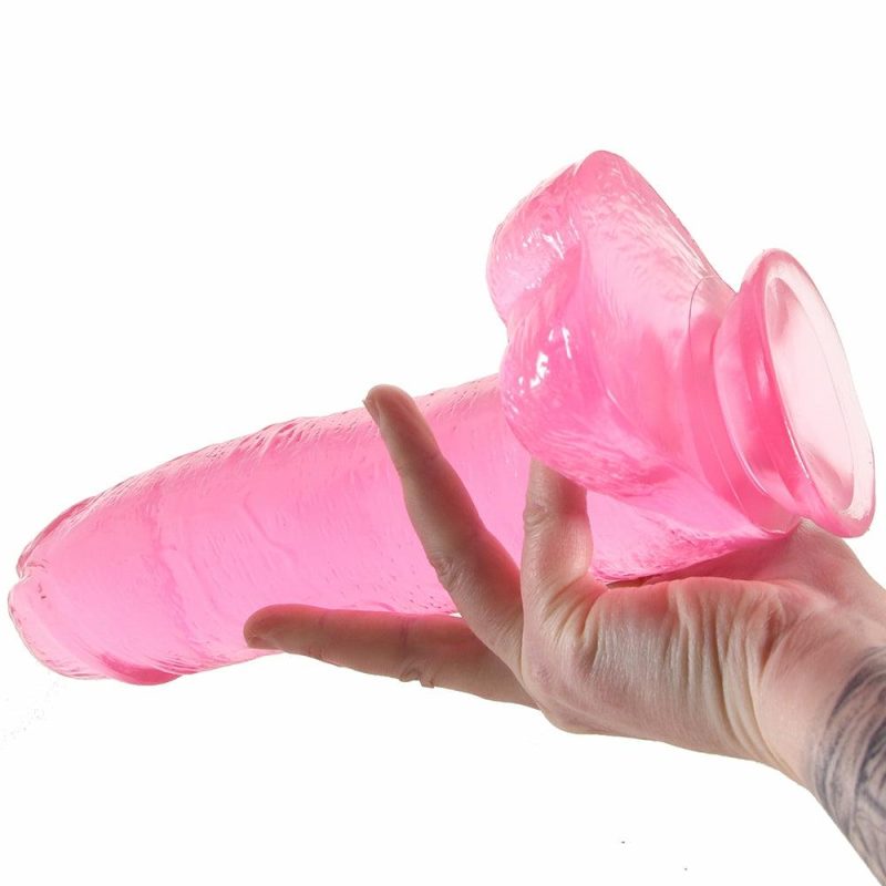 Dildos | B Yours Plus Big N’ Bulky 10.5 Inch Ballsy Dildo In Pink Dildos Blush