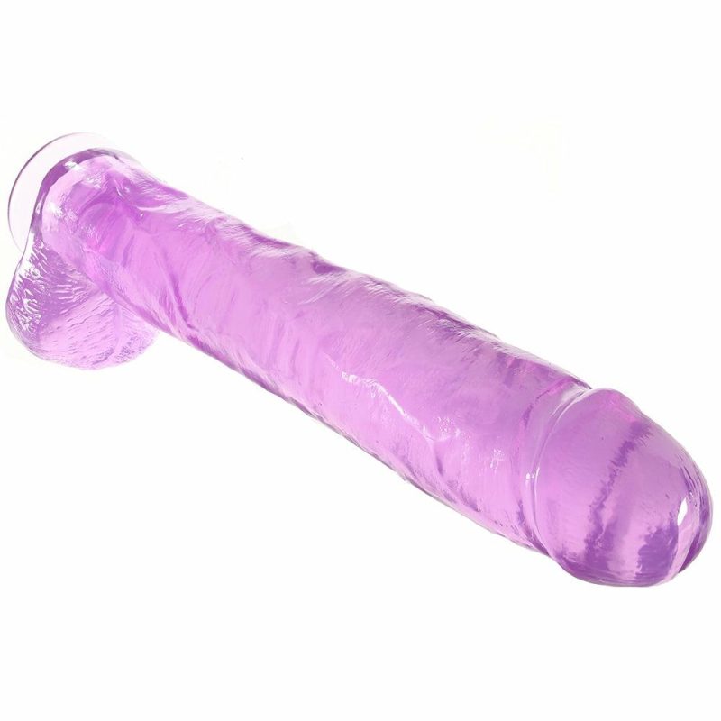 Dildos | B Yours Plus Hefty N’ Hung 14 Inch Ballsy Dildo In Purple Dildos Blush