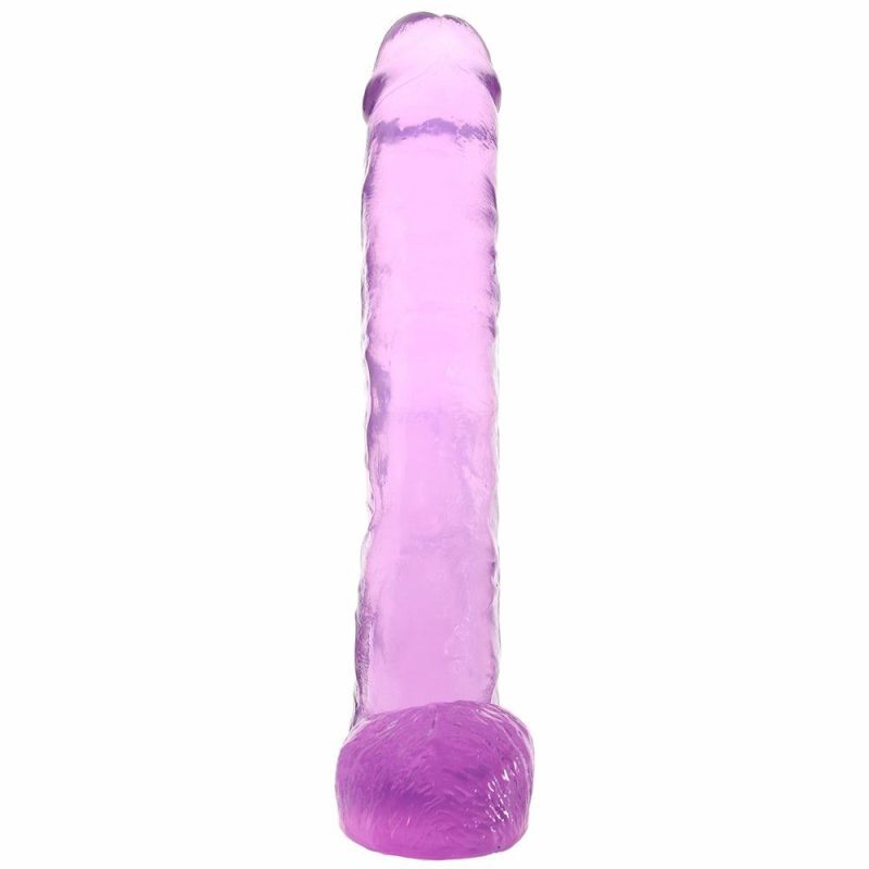 Dildos | B Yours Plus Hefty N’ Hung 14 Inch Ballsy Dildo In Purple Dildos Blush