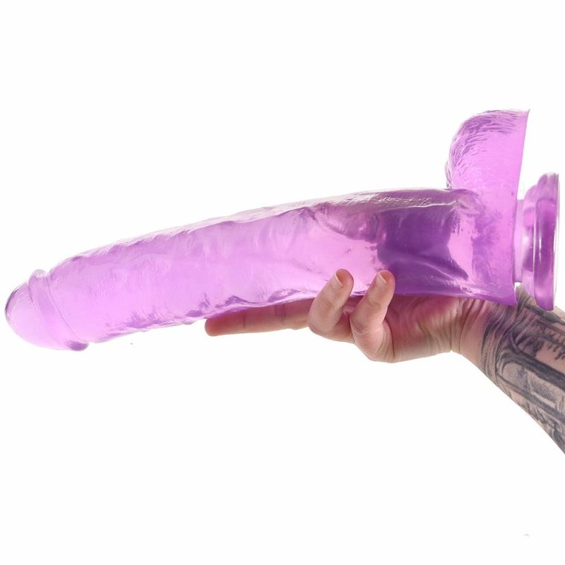 Dildos | B Yours Plus Hefty N’ Hung 14 Inch Ballsy Dildo In Purple Dildos Blush