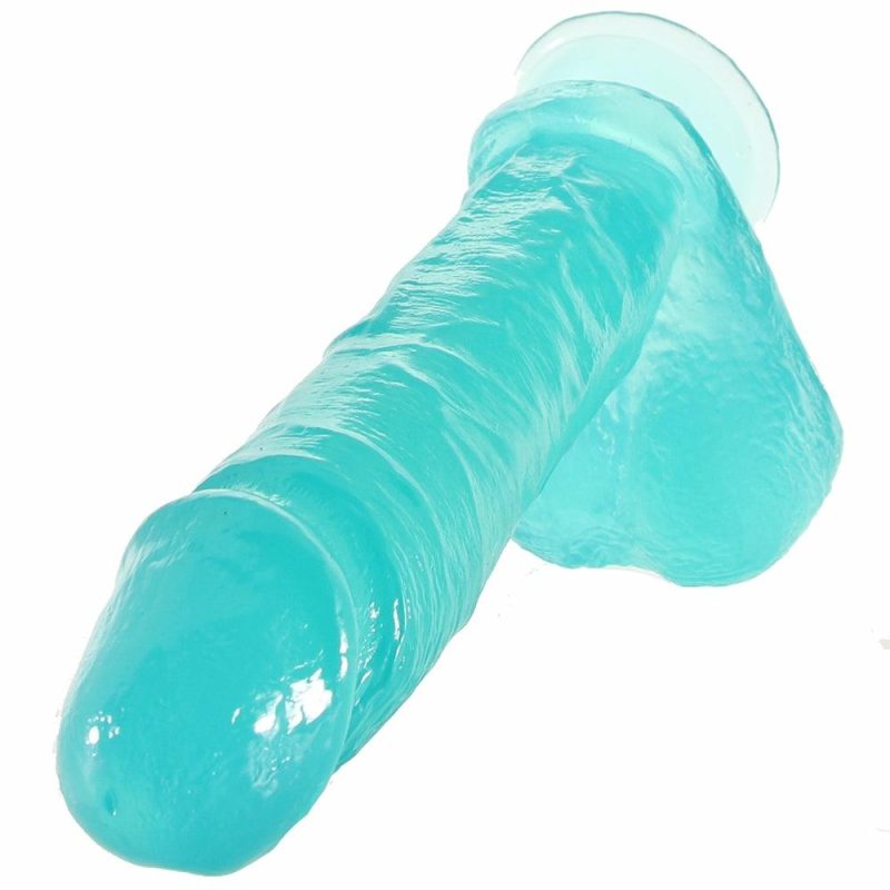 Dildos | B Yours Plus Mount N’ Moan 9 Inch Ballsy Dildo In Teal Dildos Blush