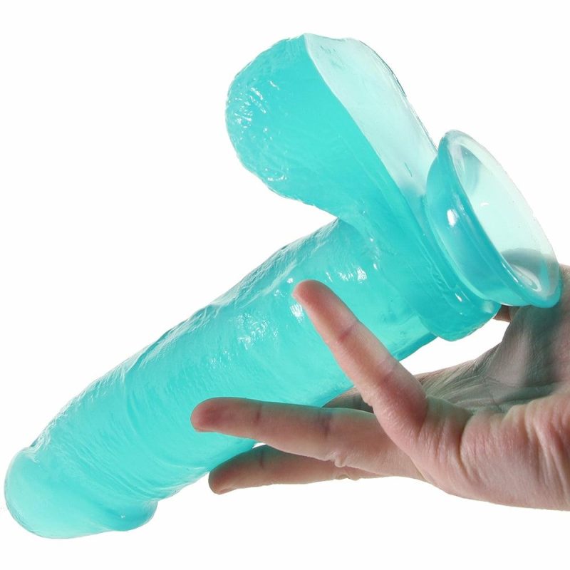 Dildos | B Yours Plus Mount N’ Moan 9 Inch Ballsy Dildo In Teal Dildos Blush