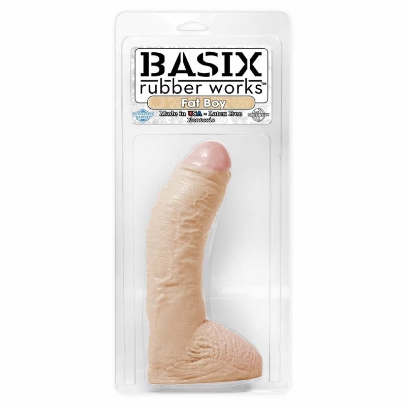 Dildos | Basix 10 Inch Fat Boy Dildo In Flesh Dildos Dildos