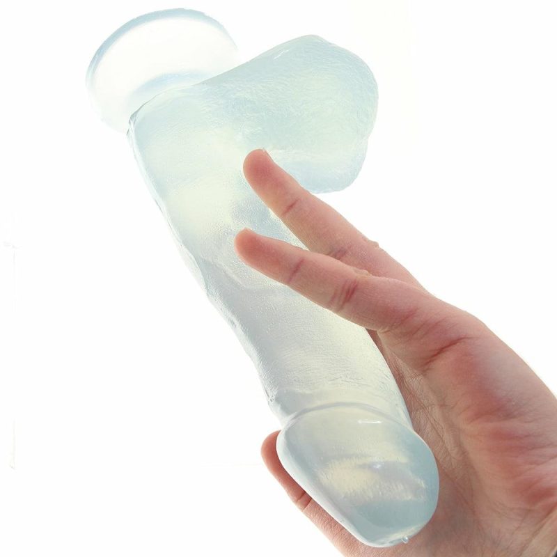 Dildos | Basix 6.5 Inch Suction Base Dildo In Clear Dildos Dildos