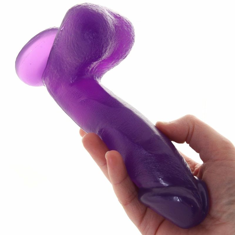 Dildos | Basix 6.5 Inch Suction Base Dildo In Purple Dildos Dildos