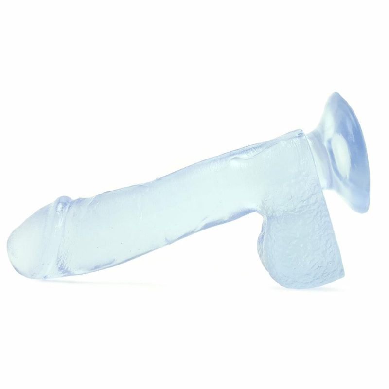 Dildos | Basix 7.5 Inch Suction Base Dildo In Clear Dildos Dildos