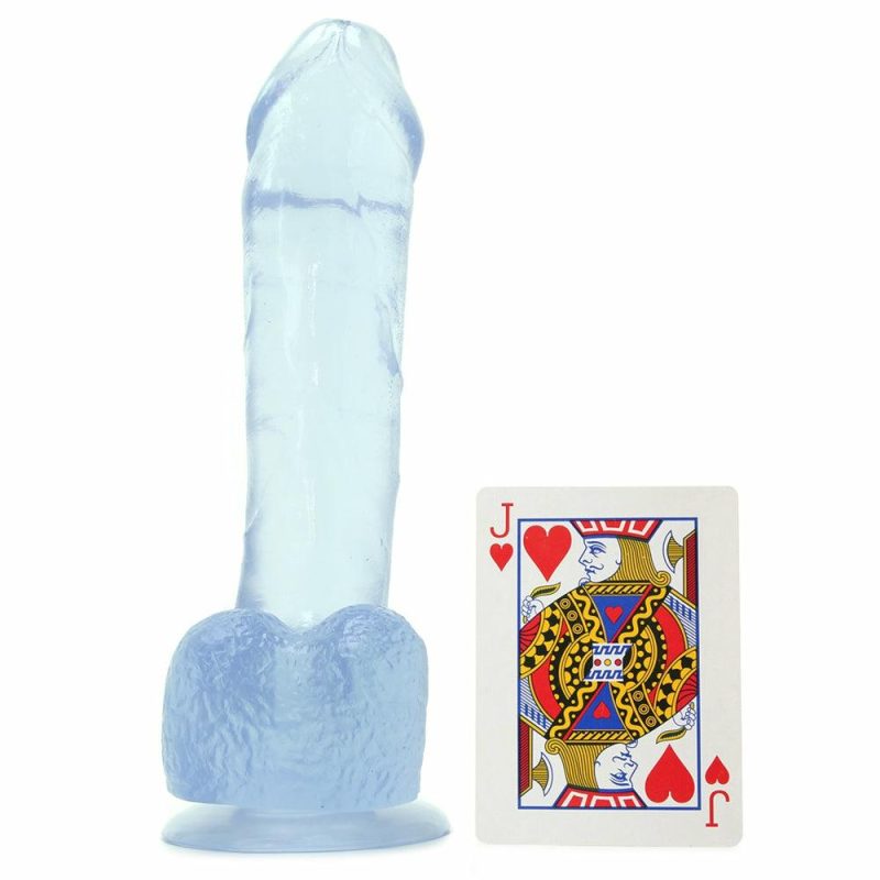 Dildos | Basix 7.5 Inch Suction Base Dildo In Clear Dildos Dildos