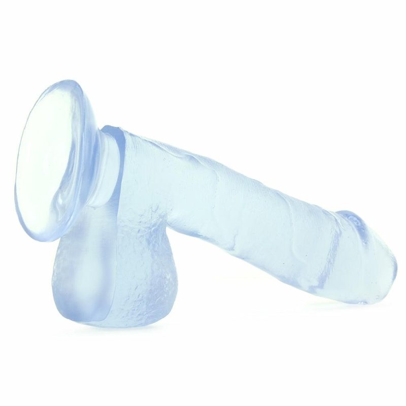 Dildos | Basix 7.5 Inch Suction Base Dildo In Clear Dildos Dildos