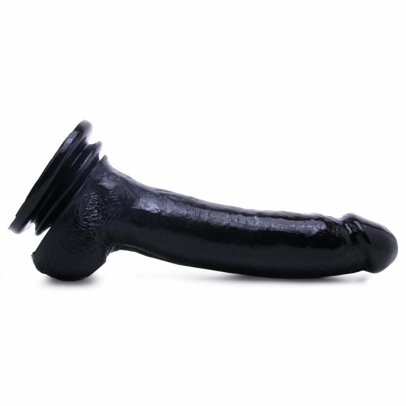 Dildos | Basix 9 Inch Suction Cup Dildo In Black Dildos Dildos