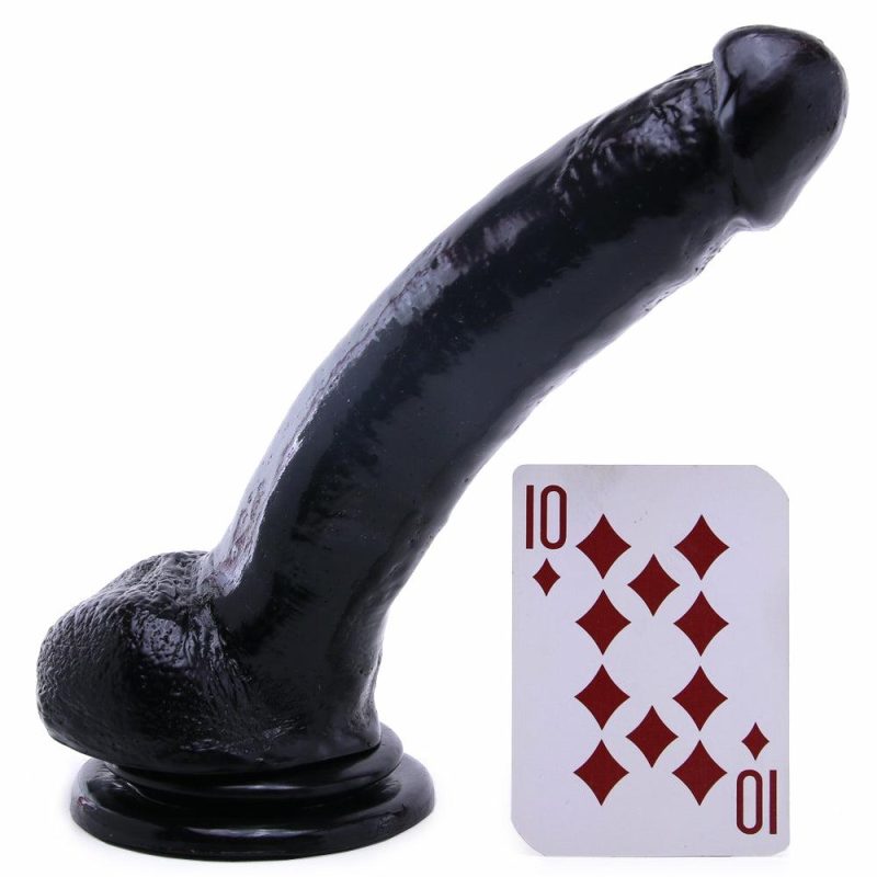 Dildos | Basix 9 Inch Suction Cup Dildo In Black Dildos Dildos