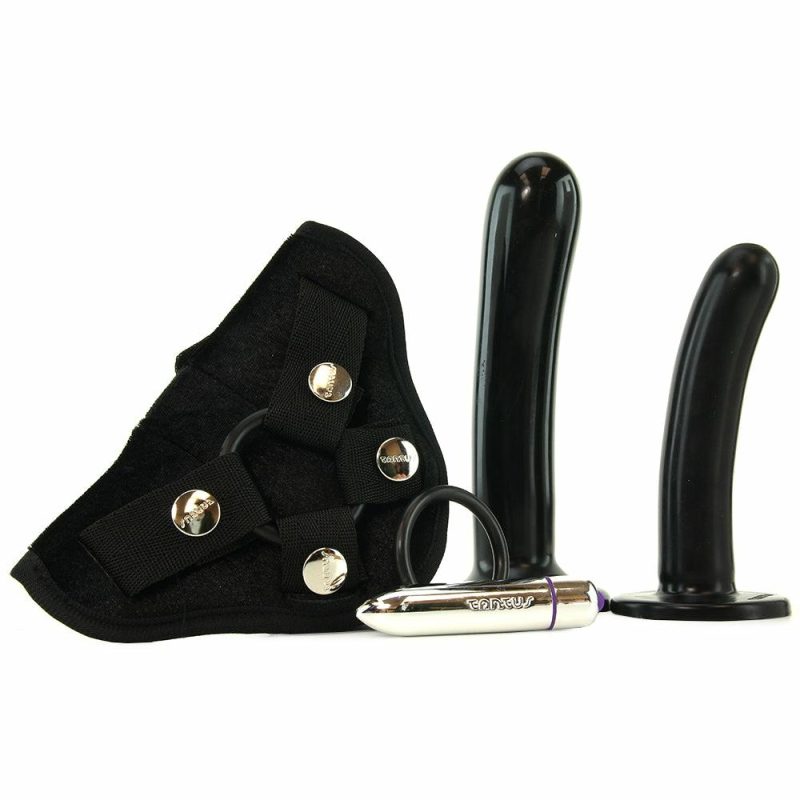 Dildos | Bend Over Intermediate Harness Kit In Black Dildos Dildos