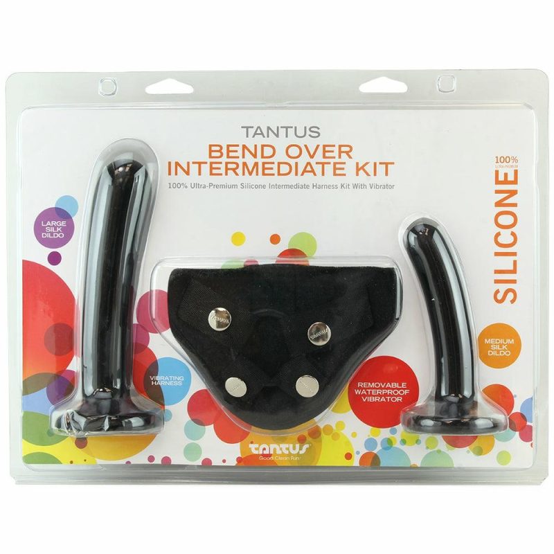 Dildos | Bend Over Intermediate Harness Kit In Black Dildos Dildos