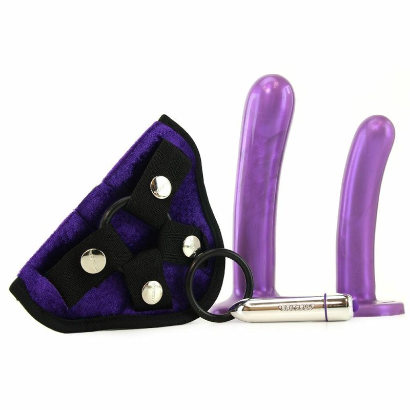 Dildos | Bend Over Intermediate Harness Kit In Purple Dildos Dildos