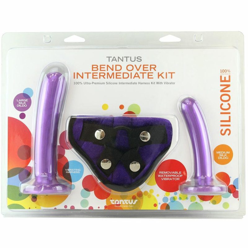 Dildos | Bend Over Intermediate Harness Kit In Purple Dildos Dildos