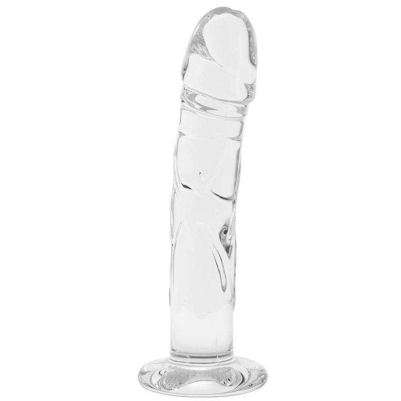 Dildos | Blown Medium 7 Inch Realistic Glass Dildo Dildos Dildos