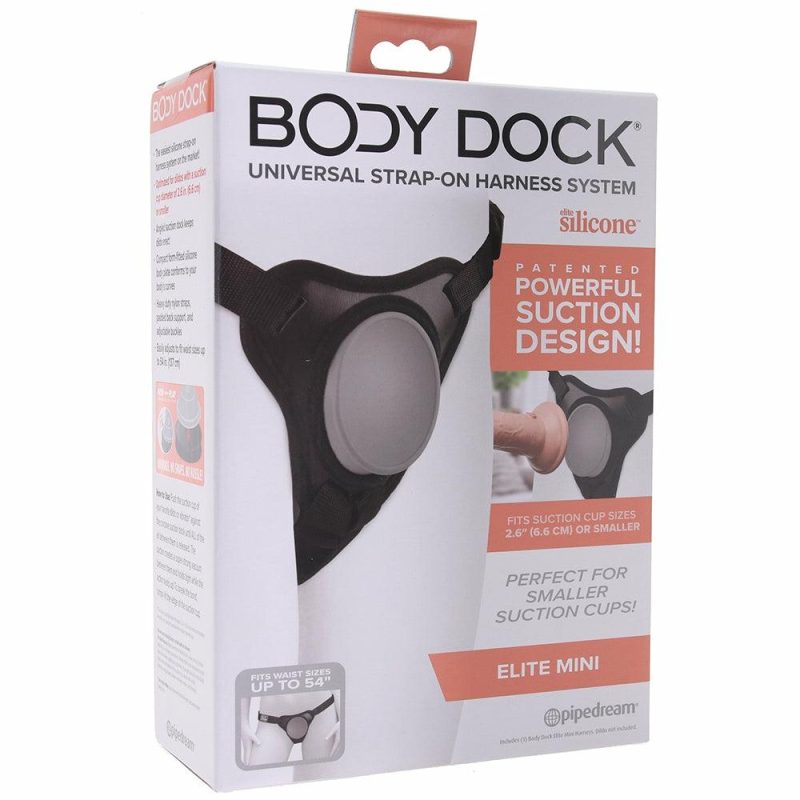 Dildos | Body Dock Elite Mini Strap-On Harness Dildos Dildos