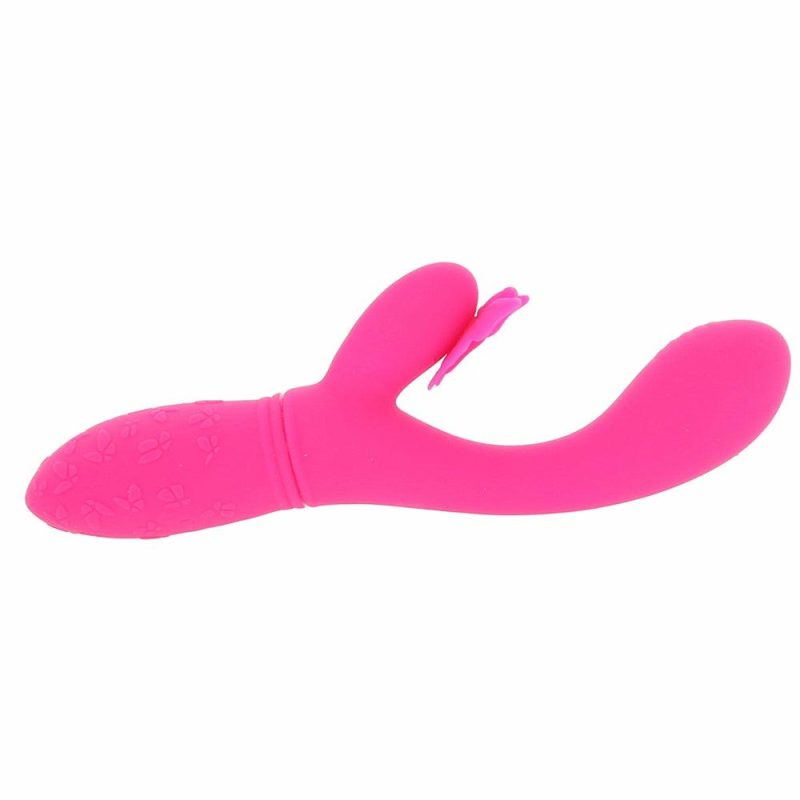 Dildos | Butterfly Kiss Rechargeable Flutter Vibe In Pink Dildos CalExotics