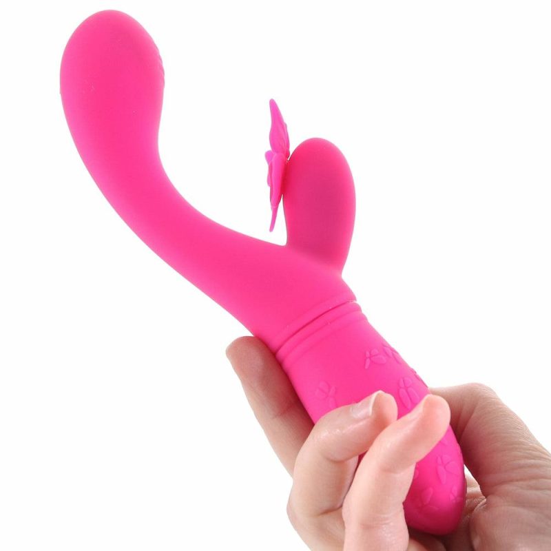 Dildos | Butterfly Kiss Rechargeable Flutter Vibe In Pink Dildos CalExotics