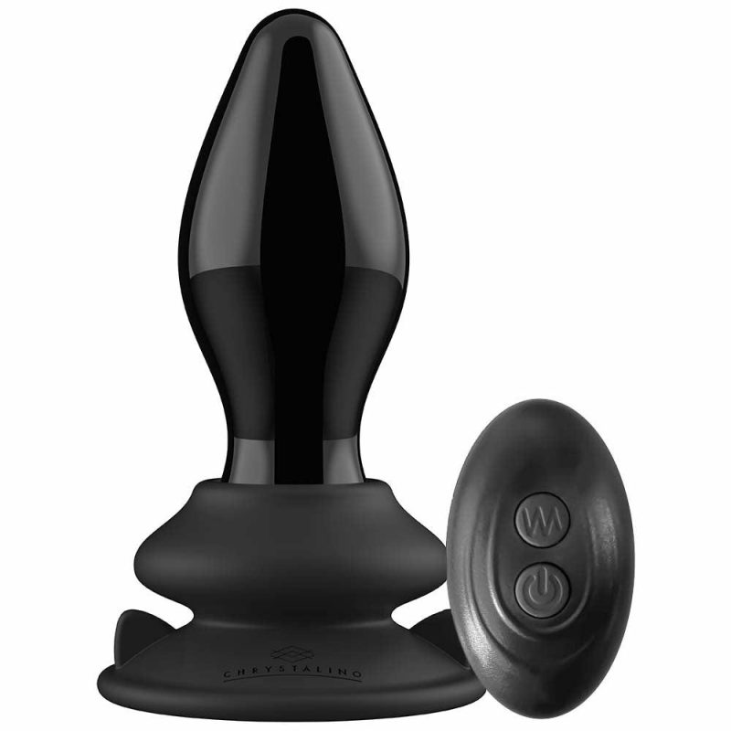 Dildos | Chrystalino Stretchy Remote Glass Vibe Anal Sex Toys Anal Sex Toys