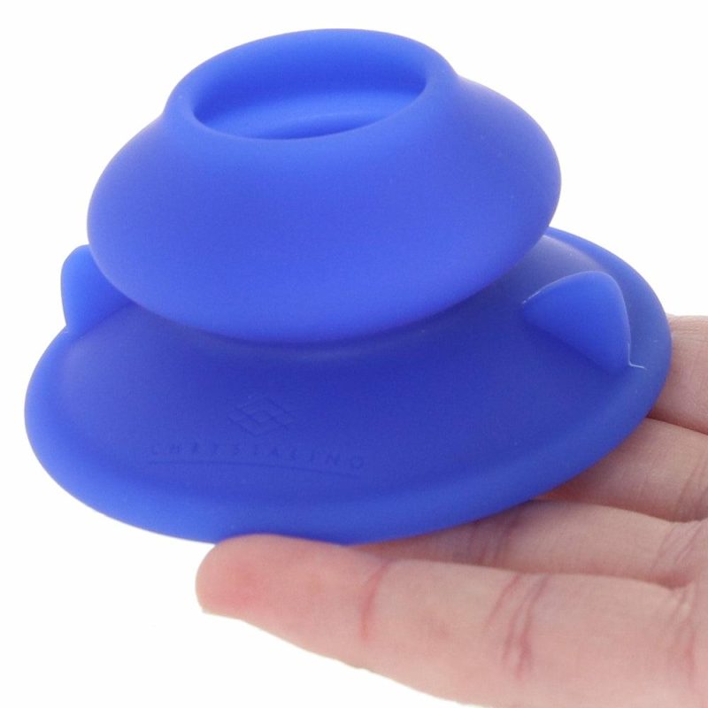 Dildos | Chrystalino Universal Silicone Suction Cup In Blue Bondage Blue