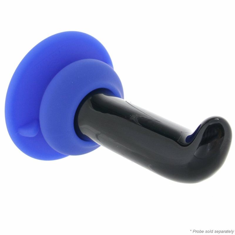 Dildos | Chrystalino Universal Silicone Suction Cup In Blue Bondage Blue