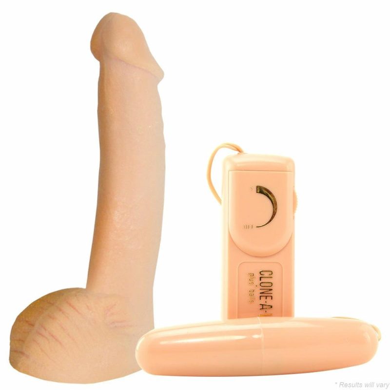 Dildos | Clone-A-Willy & Balls Vibe Kit In Light Skin Tone Dildos Dildos