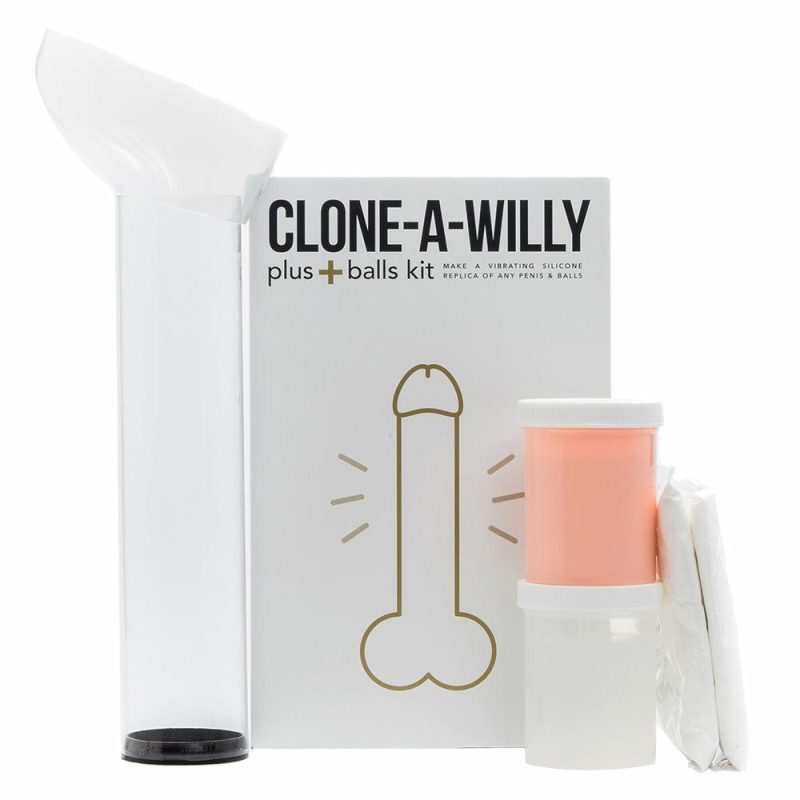 Dildos | Clone-A-Willy & Balls Vibe Kit In Light Skin Tone Dildos Dildos