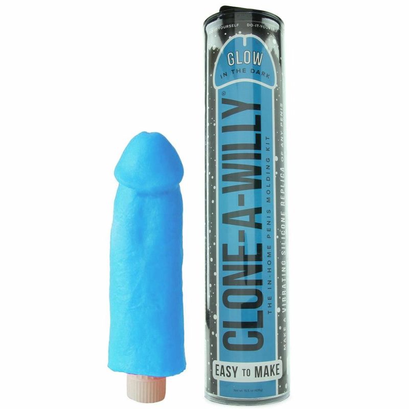 Dildos | Clone-A-Willy Glow In The Dark In Blue Dildos Dildos