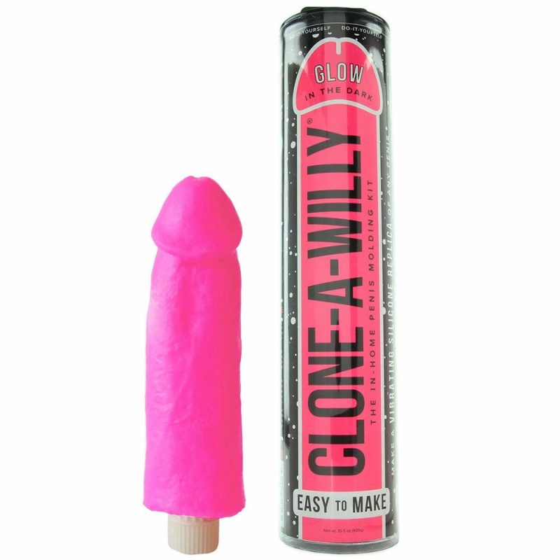 Dildos | Clone-A-Willy Glow In The Dark In Hot Pink Dildos Dildos