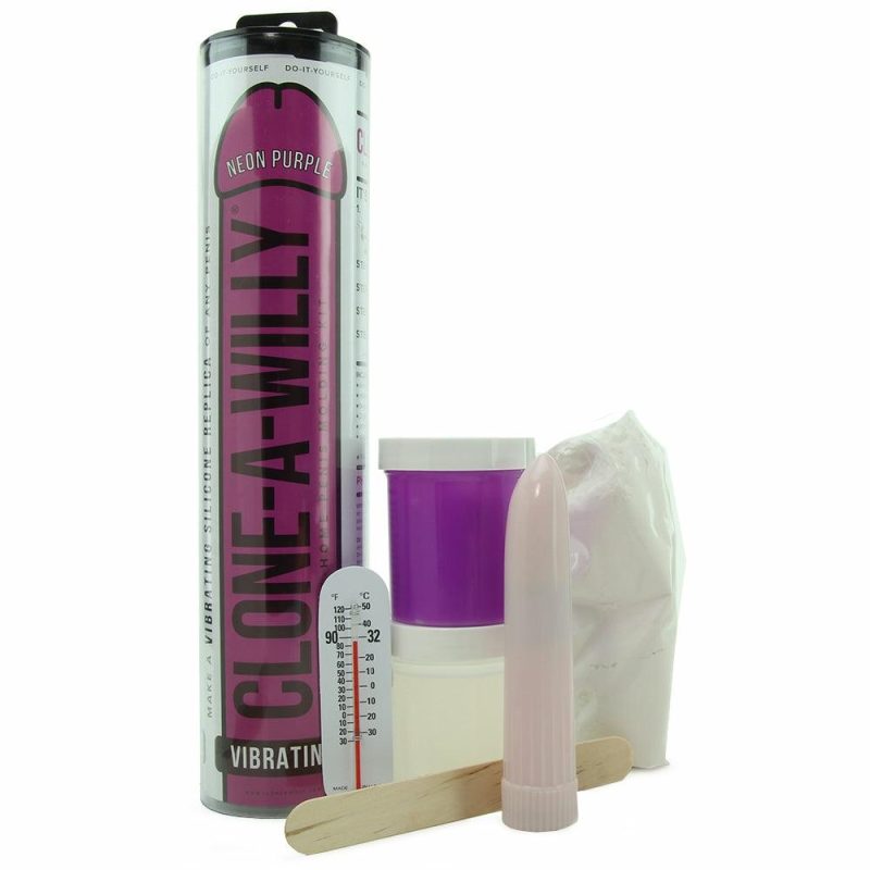 Dildos | Clone-A-Willy Vibrator Kit In Neon Purple Dildos Dildos