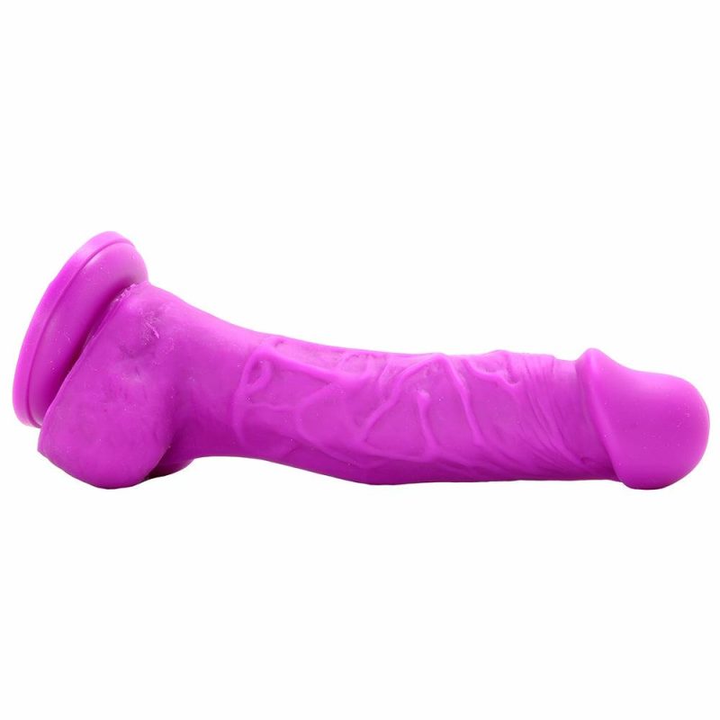 Dildos | Colours 5 Inch Dual Density Silicone Dildo In Purple Dildos Dildos