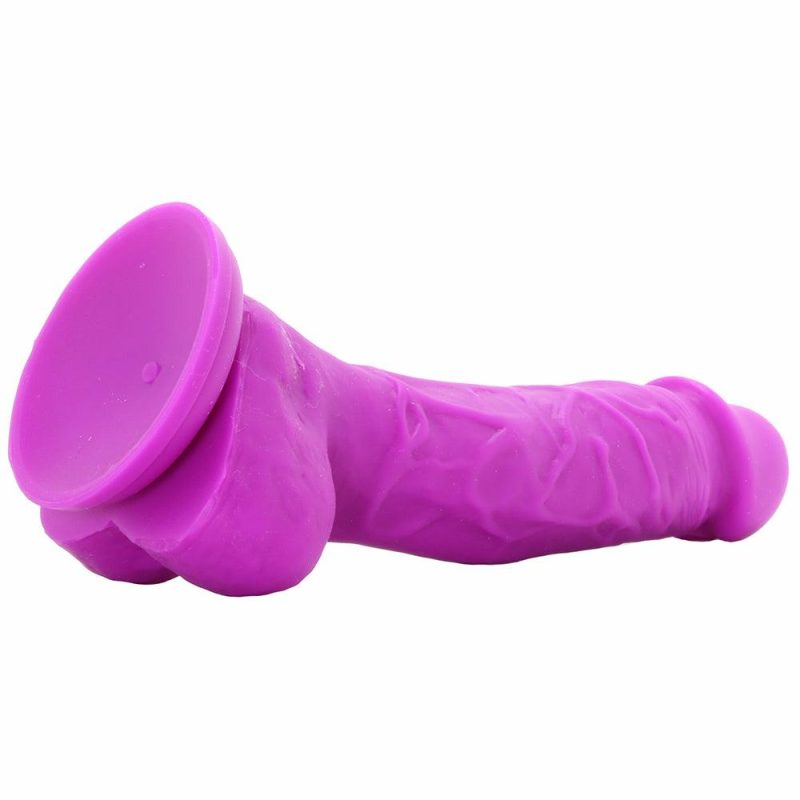 Dildos | Colours 5 Inch Dual Density Silicone Dildo In Purple Dildos Dildos